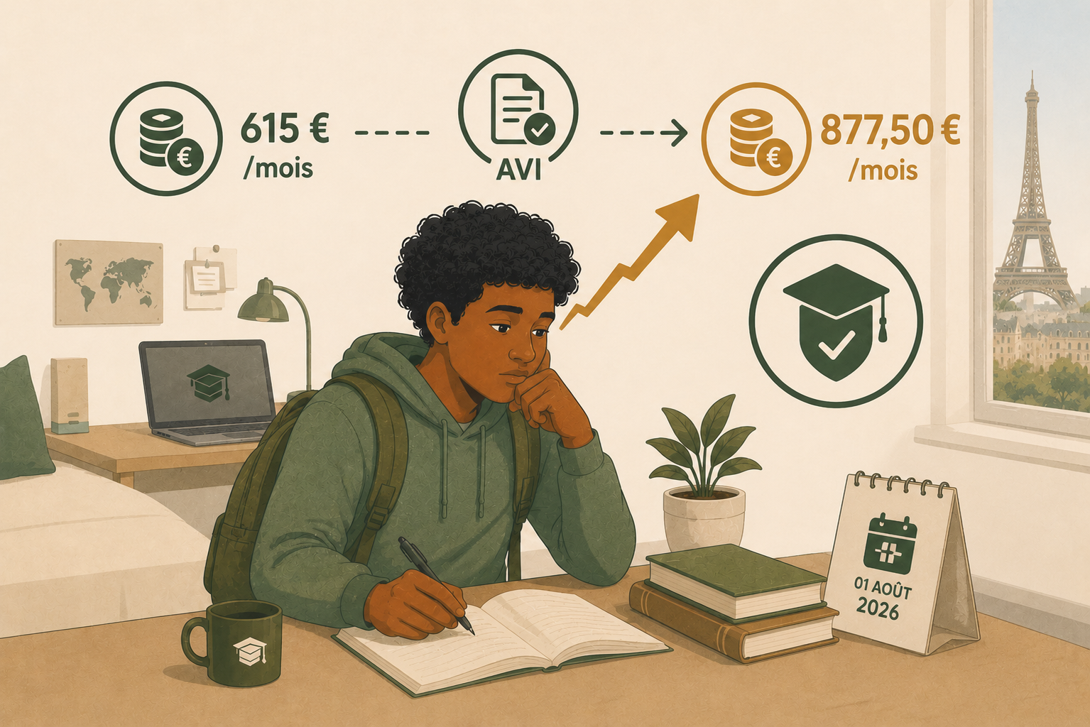 Étudier en France : pourquoi les étudiants étrangers devront désormais justifier de 877,50 € par mois ?
