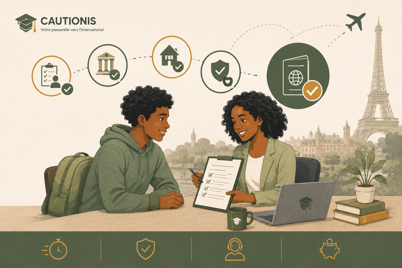 Visa étudiant : des solutions concrètes de Cautionis pour limiter les risques de refus